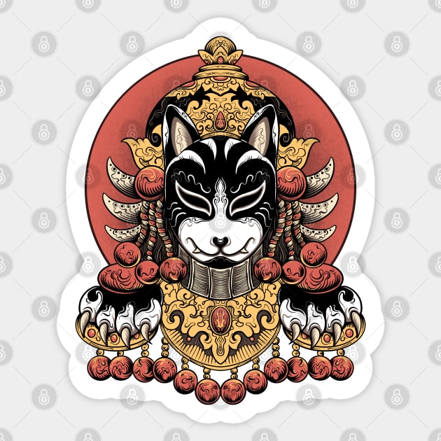 Japanese Mask Sticker by yudabento
